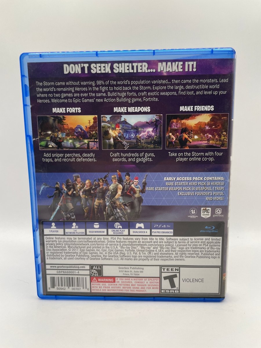 Fortnite (NO CODES) CL01 (CIB) PlayStation 4