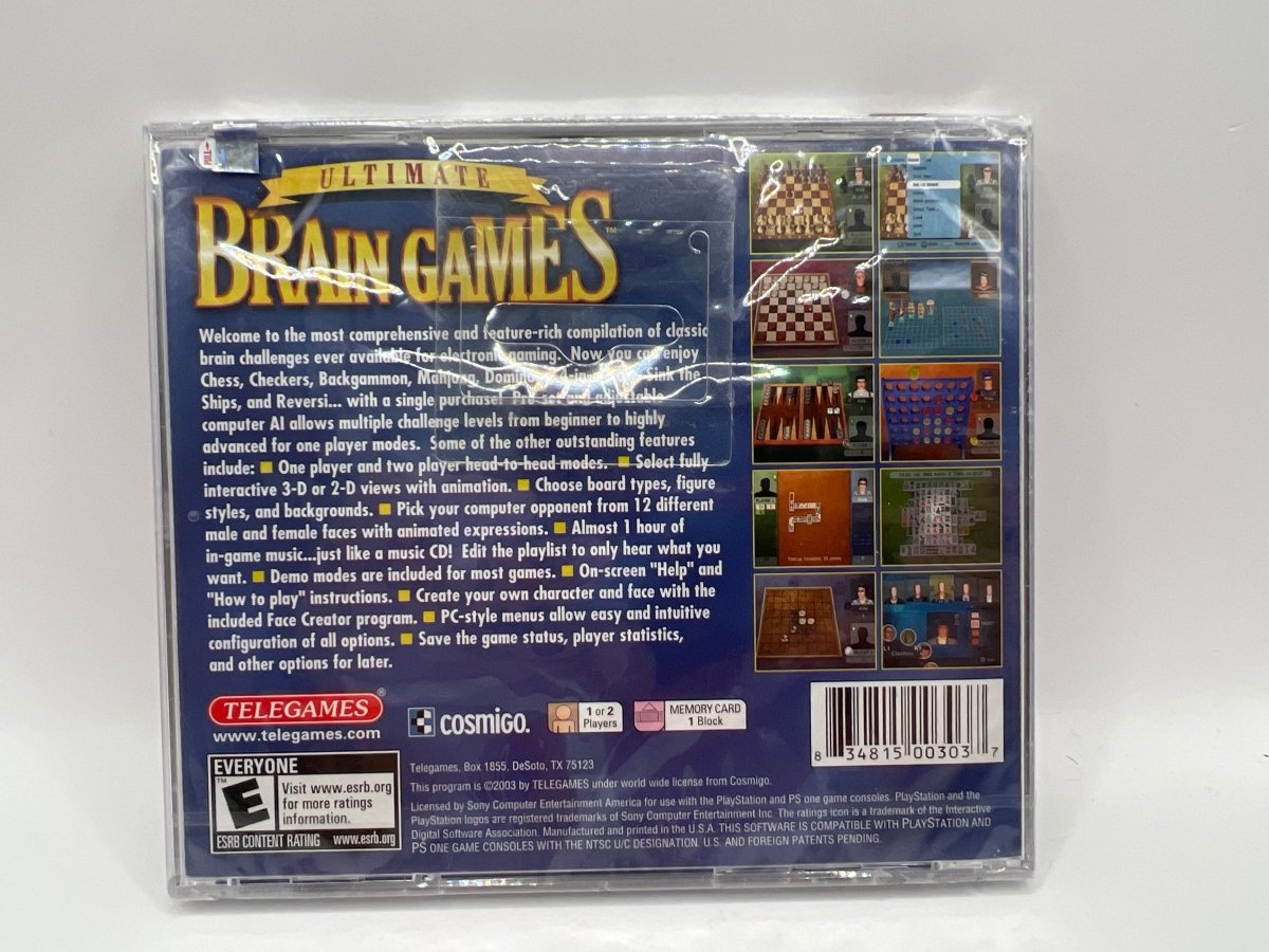 Ultimate Brain Games CL01 (NEW) Playstation One