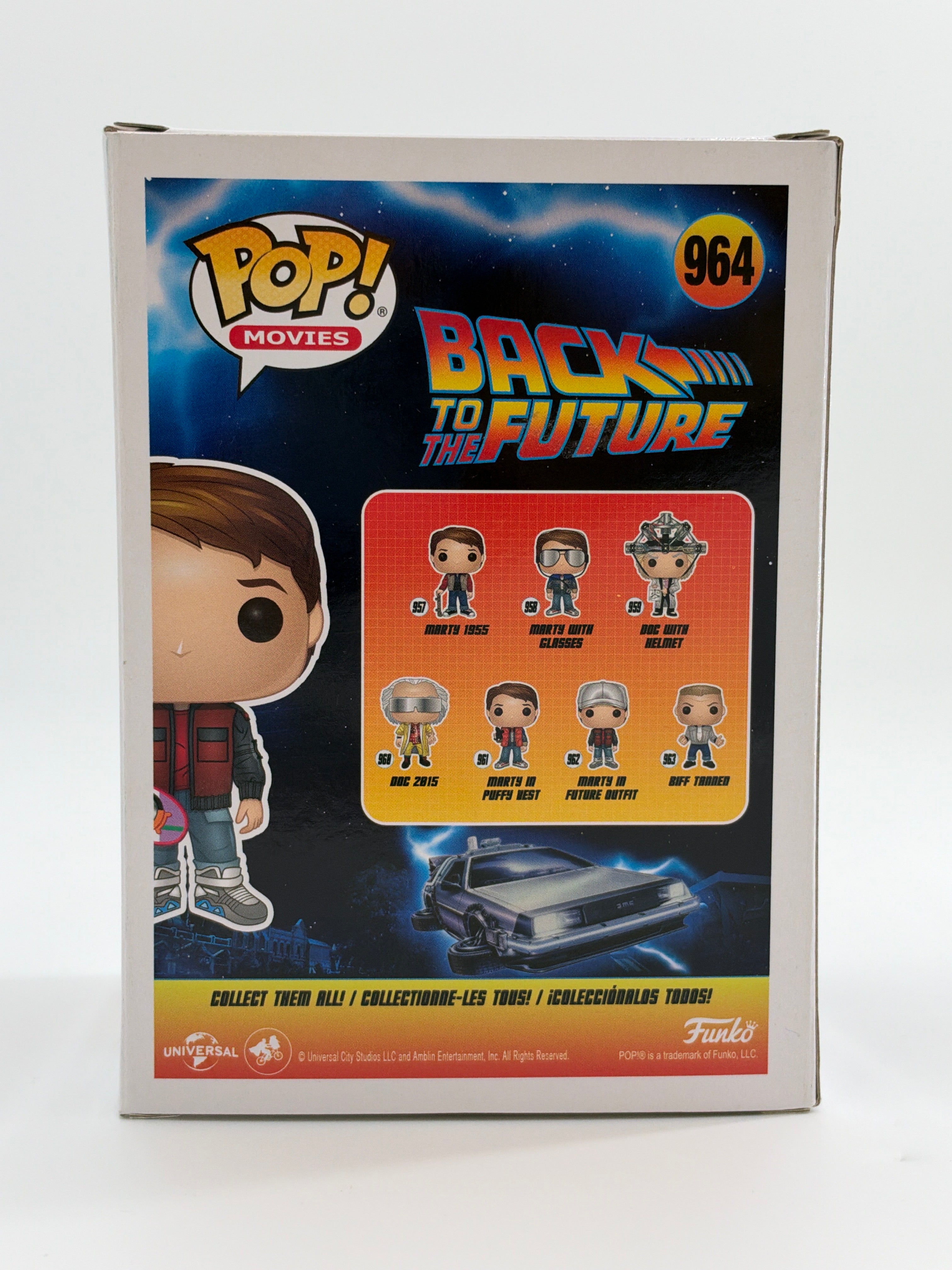 Back to the Future: Marty With Hoverboard - Walmart Exclusive  #964 Funko Pop