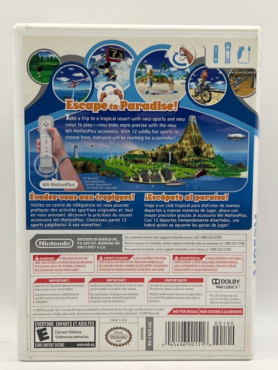 Wii Sports Resort CL01 (CIB) Nintendo Wii