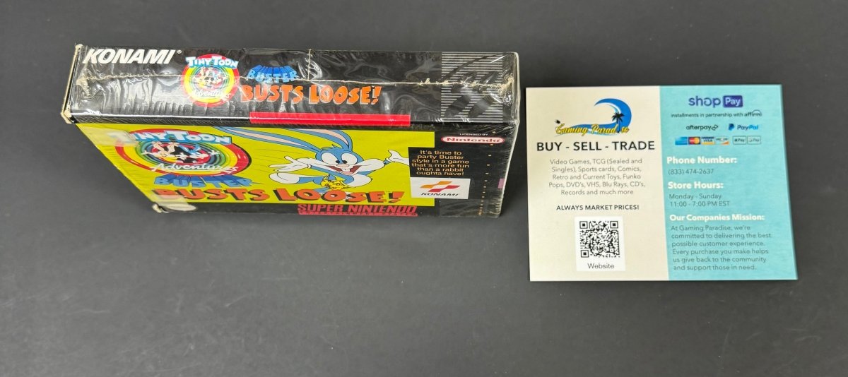 Tiny Toon Adventures Buster Busts Loose Super Nintendo CL 01