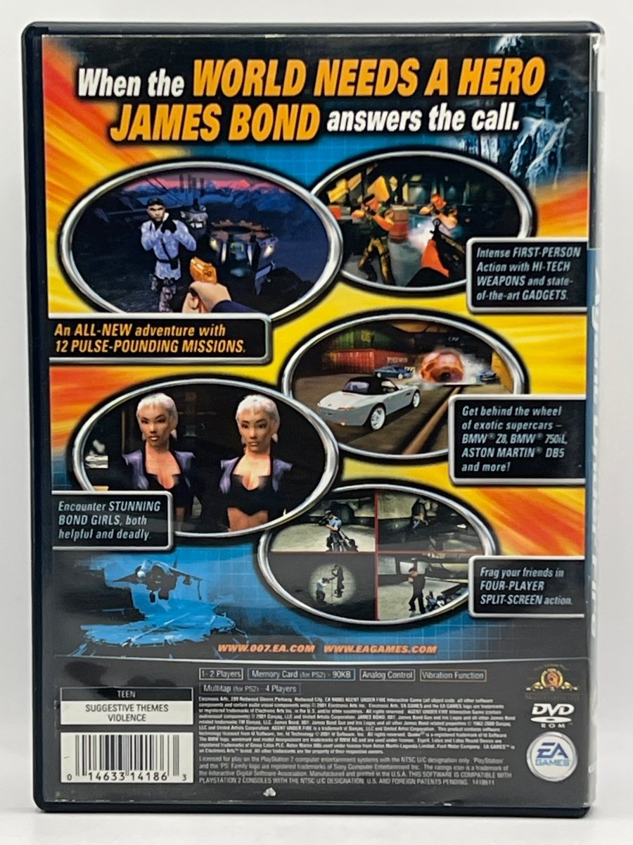 007 Agent Under Fire CL02 (CIB) PlayStation 2