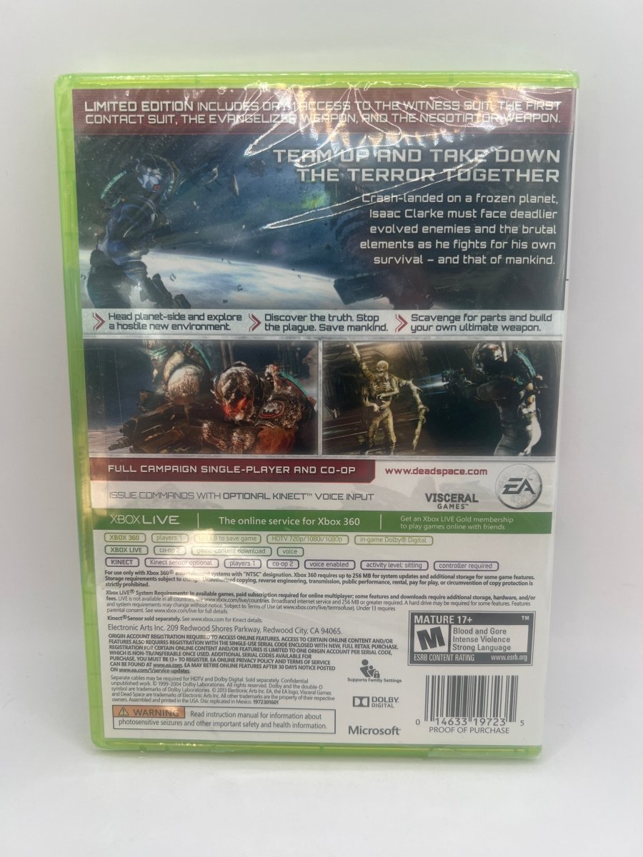 Dead Space 3 [Limited Edition] CL01 (NEW) Xbox 360