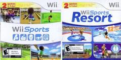 Wii Sports & Wii Sports Resort - (Loose) (Wii)