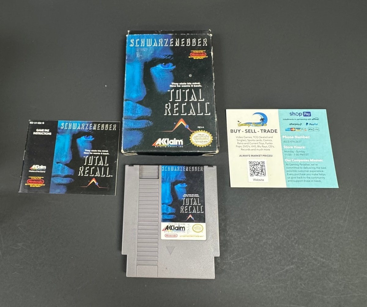 Total Recall Nintendo Entertainment System CL 02