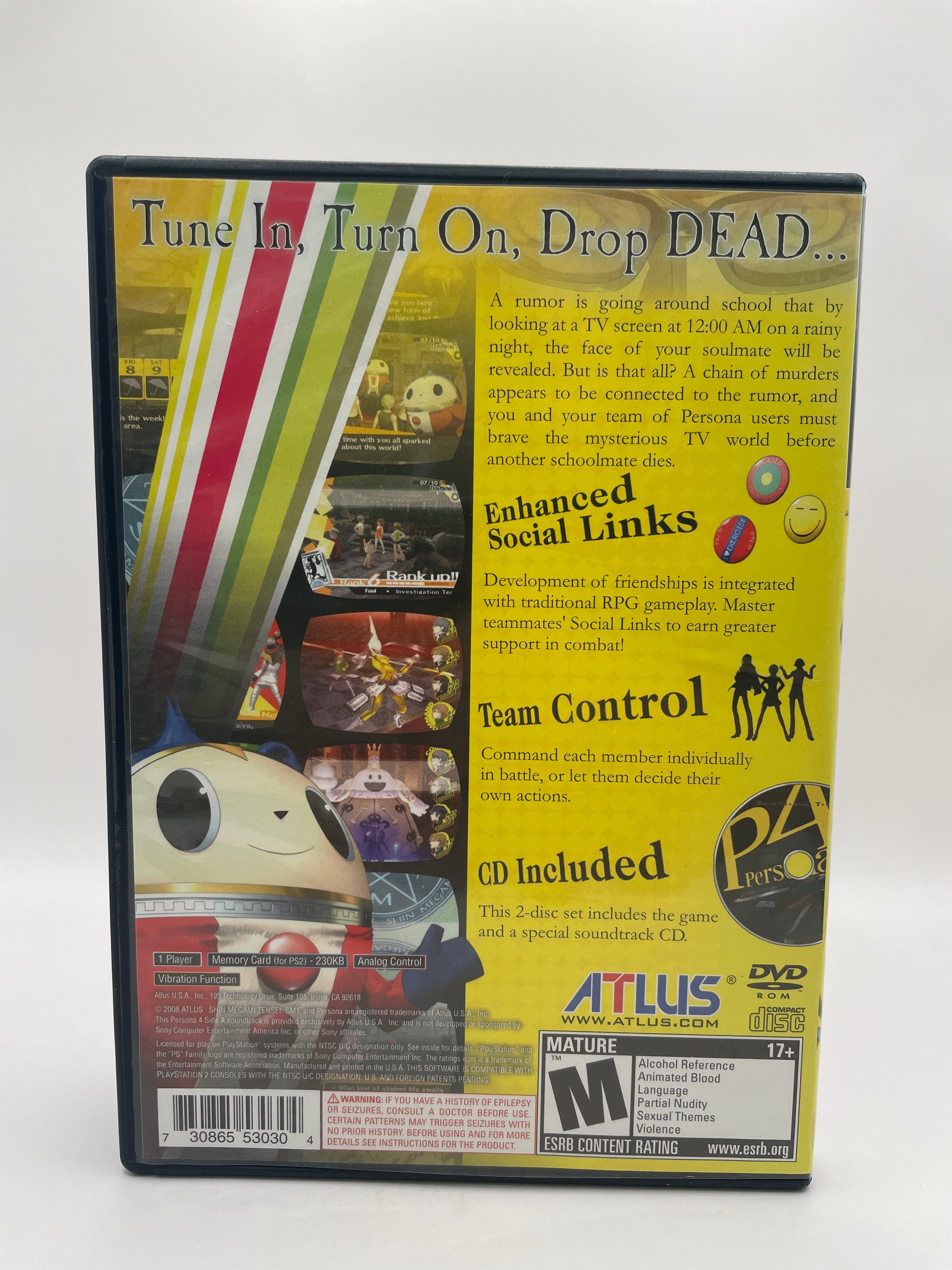 Persona 4 CL01 (CIB) PlayStation 2