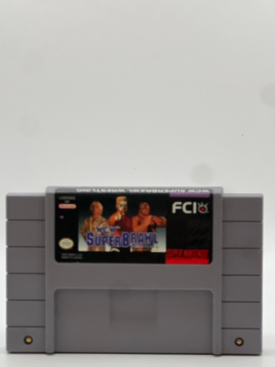 WCW SuperBrawl Wrestling CL01 (Cart Only) Super Nintendo