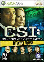 CSI: Crime Scene Investigation: Deadly Intent - (Loose) (Xbox 360)