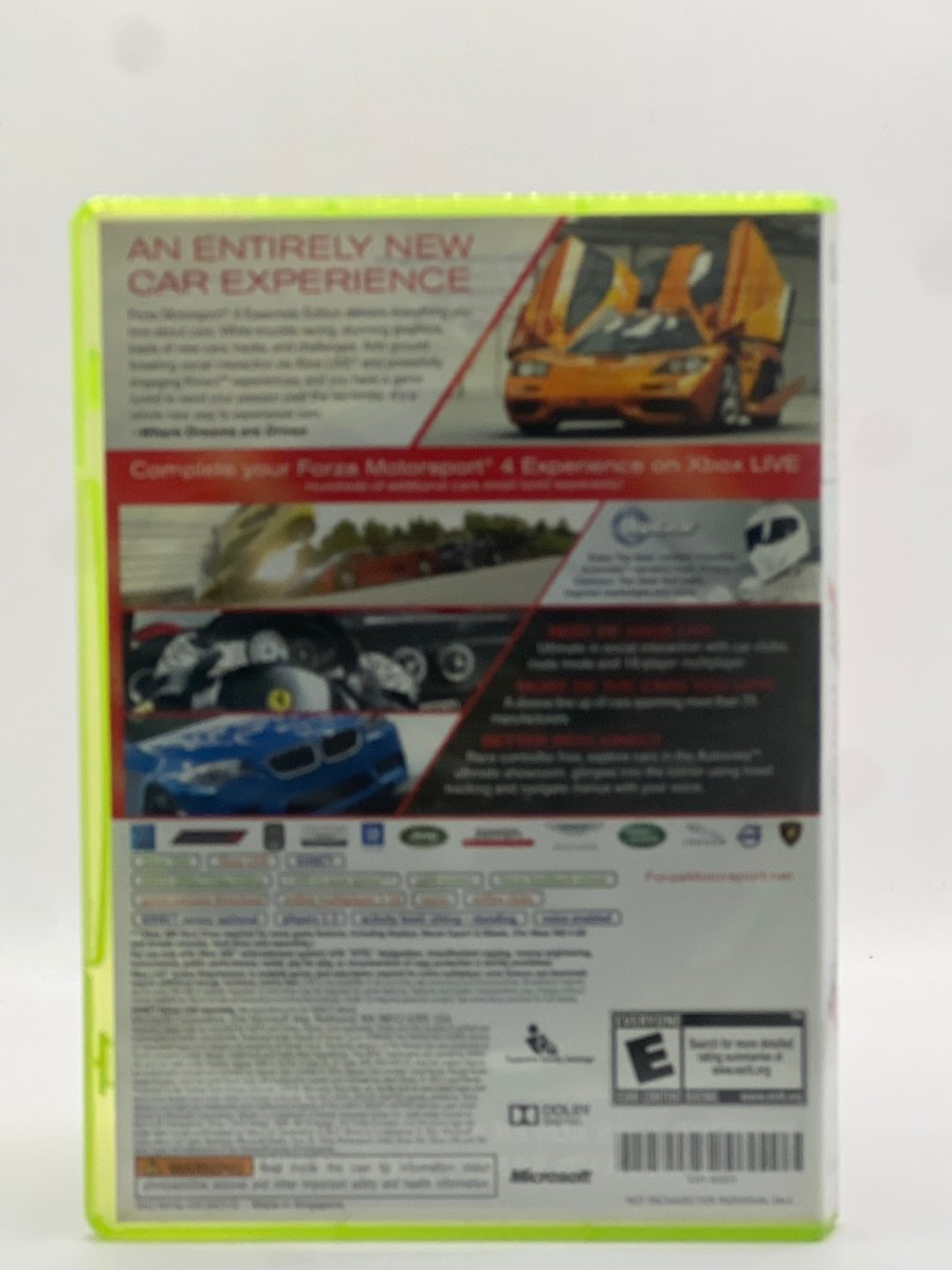 Forza Motorsport 4 CL02 (CIB) Xbox 360