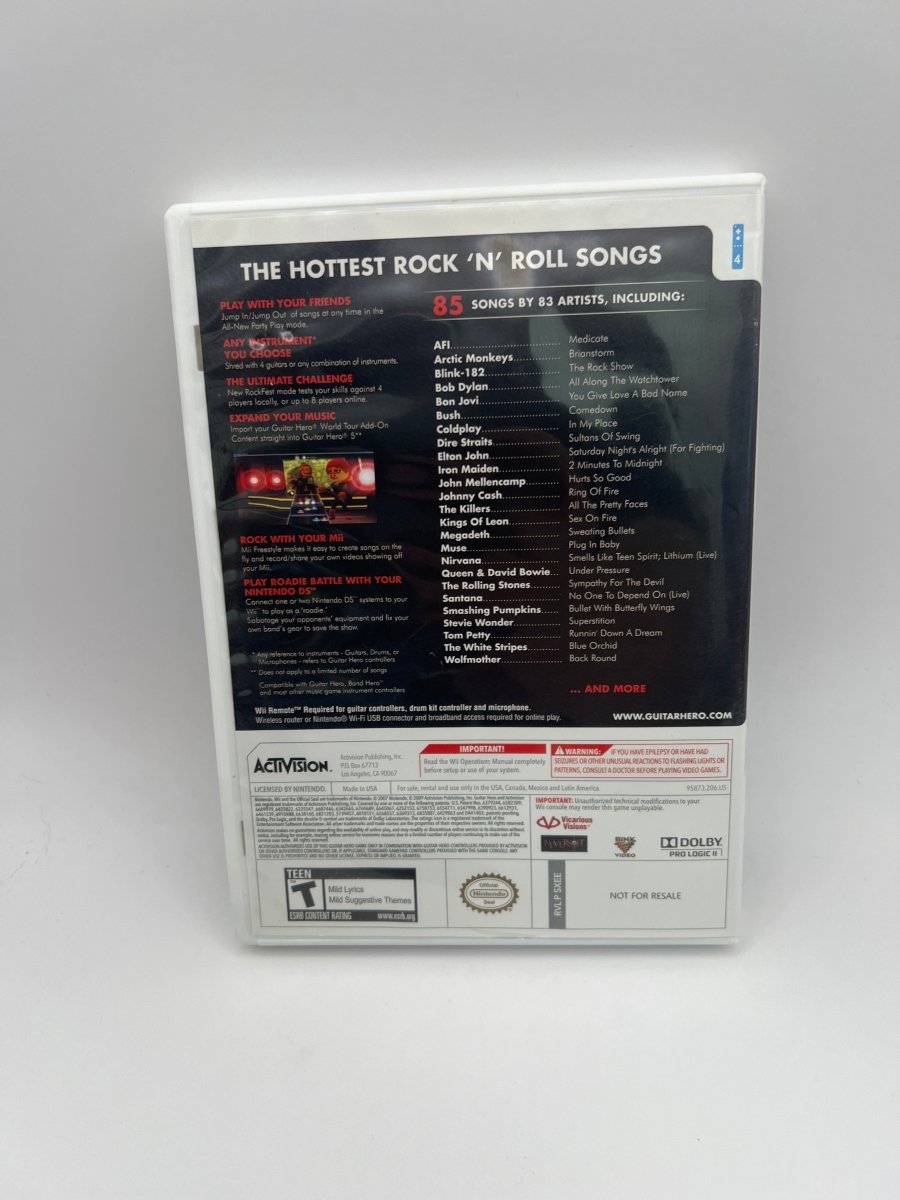 Guitar Hero 5 CL01 (CIB) Nintendo Wii