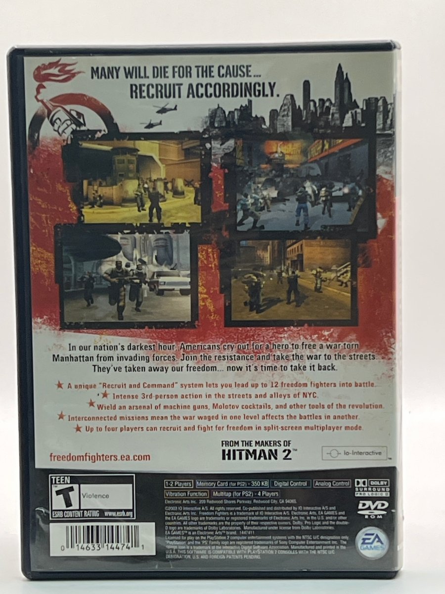 Freedom Fighters CL01 (CIB) PlayStation 2