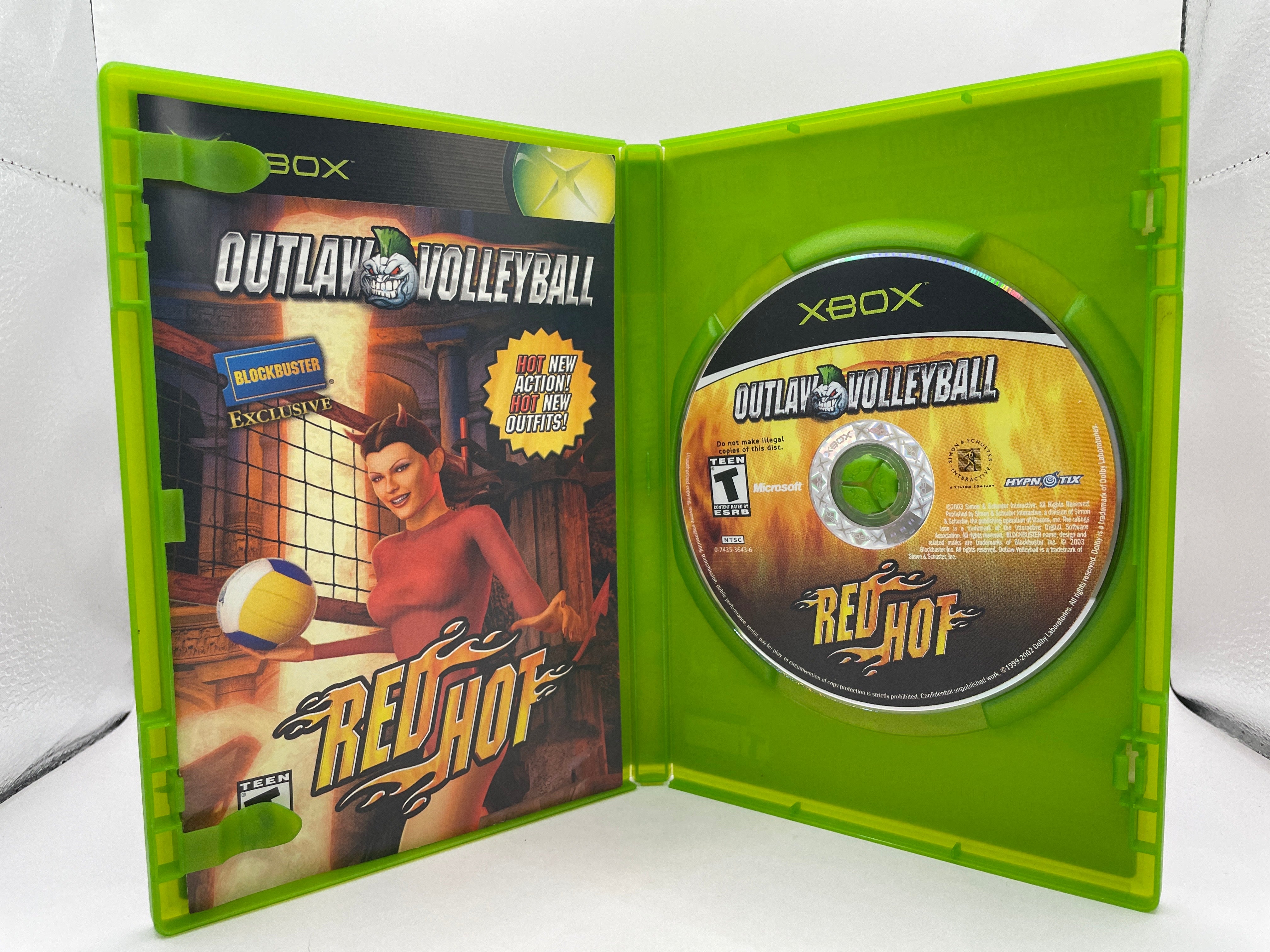 Outlaw Volleyball Red Hot CL01 (CIB) Original Xbox