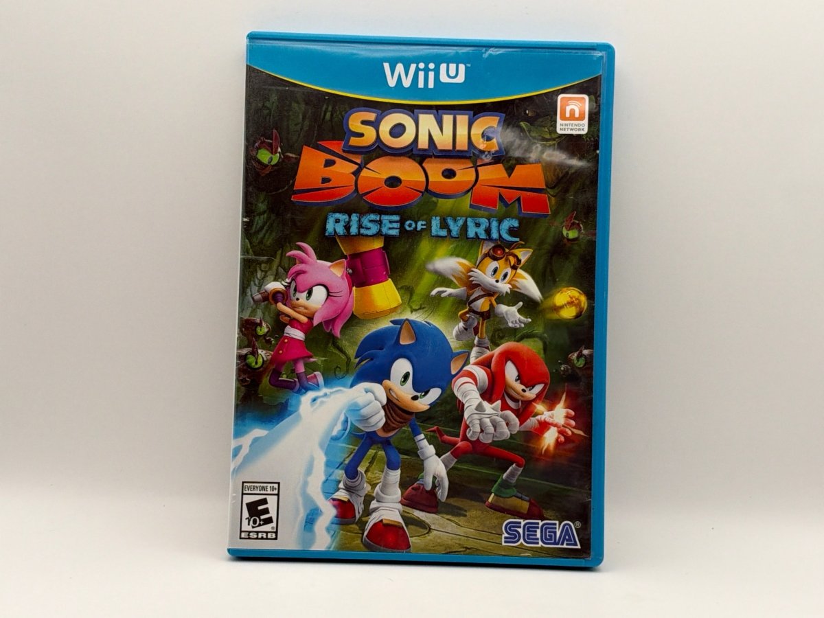 Sonic Boom: Rise of Lyric CL01 (Missing Manual) Nintendo Wii U