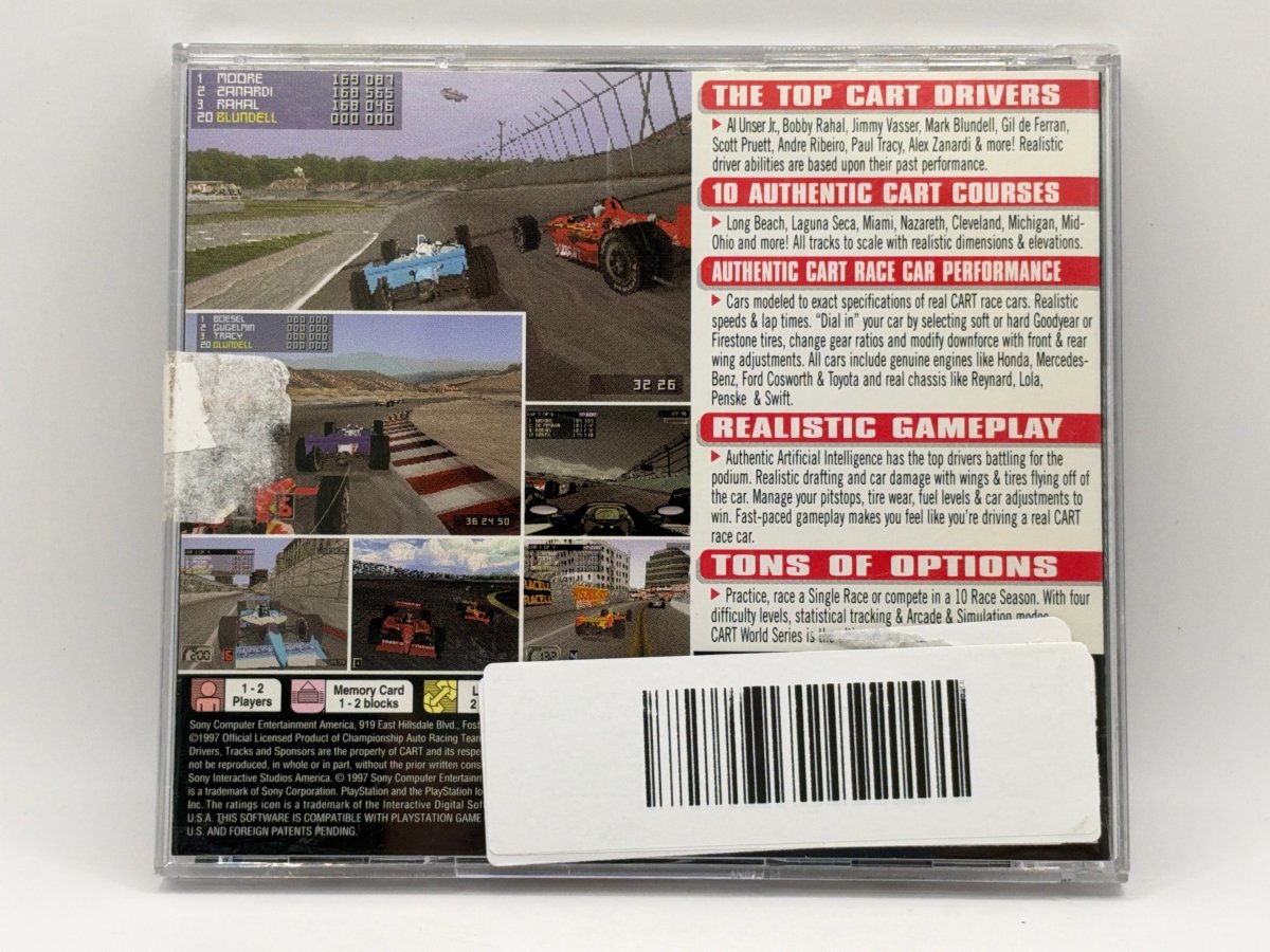 CART World Series CL01 (CIB) Playstation One