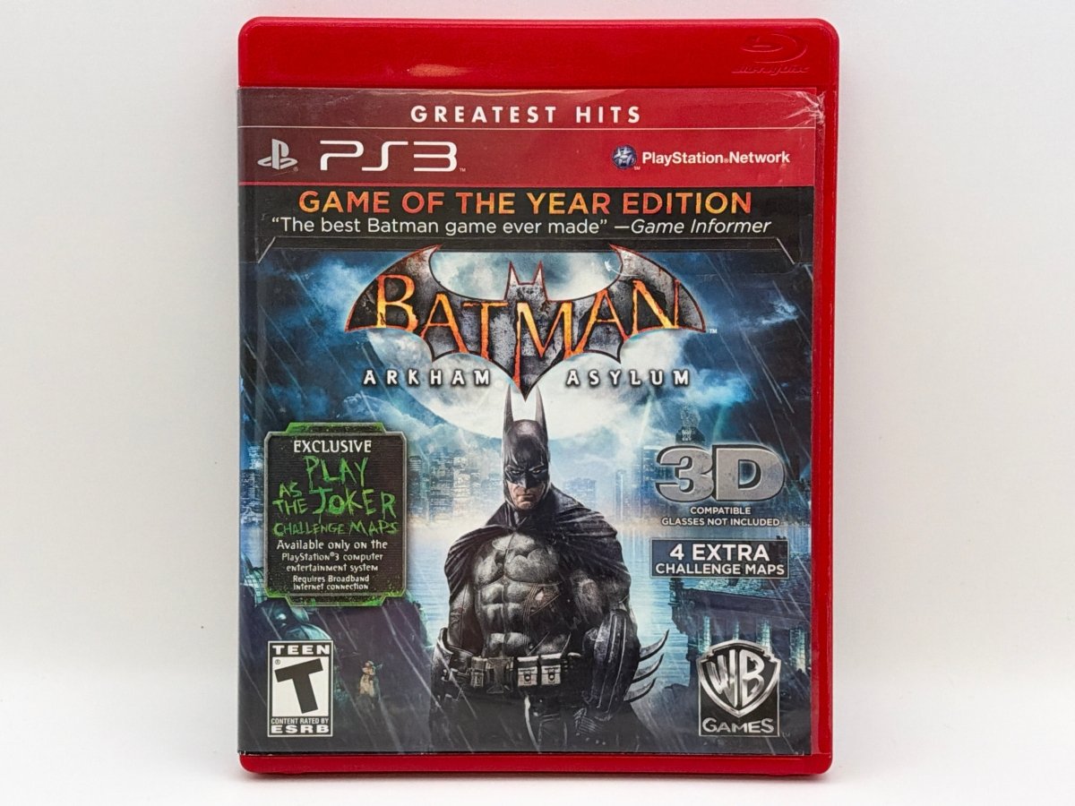 Batman: Arkham Asylum [Game of the Year Edition] CL01 (CIB) Playstation 3
