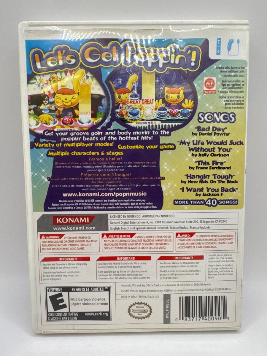 Pop'n Music CL02 (CIB) Nintendo Wii