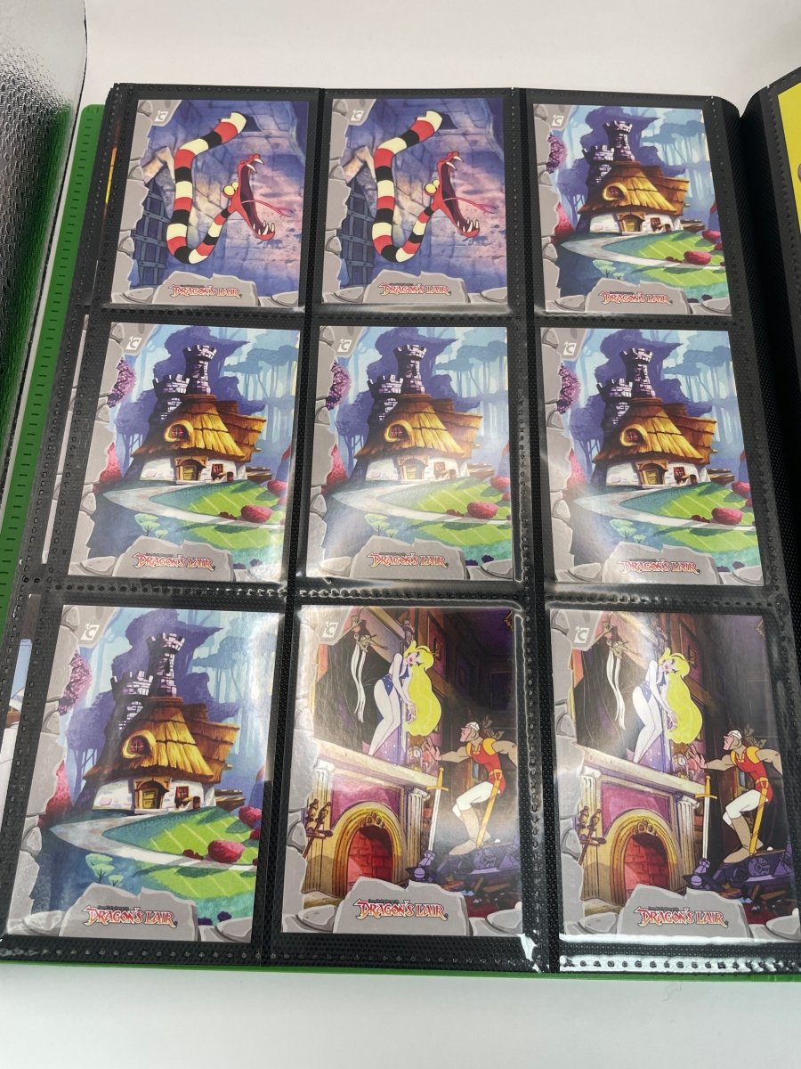Fleer 1983 & 2024 Cardsmith Dragon's Lair Scratch Off Cards & Stickers Lot