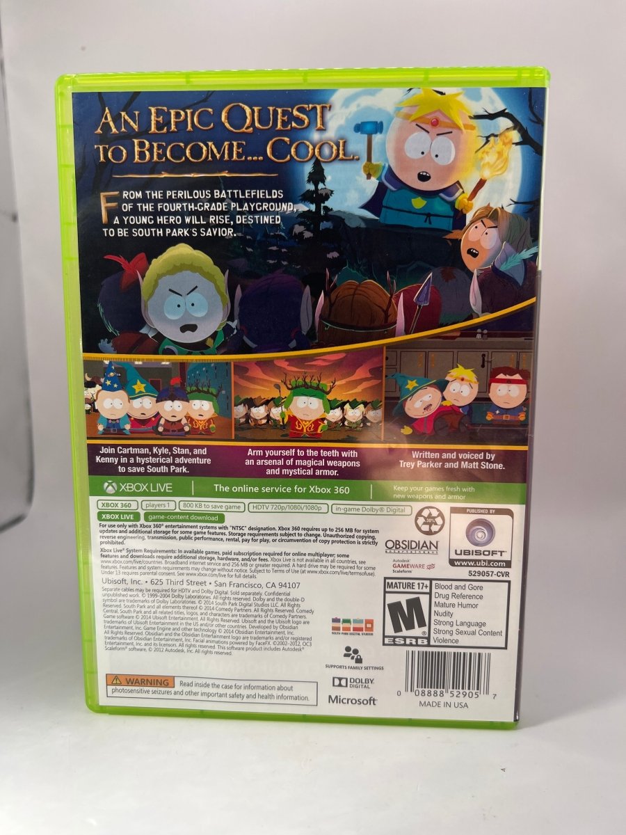 South Park: The Stick of Truth CL02 (CIB) Xbox 360