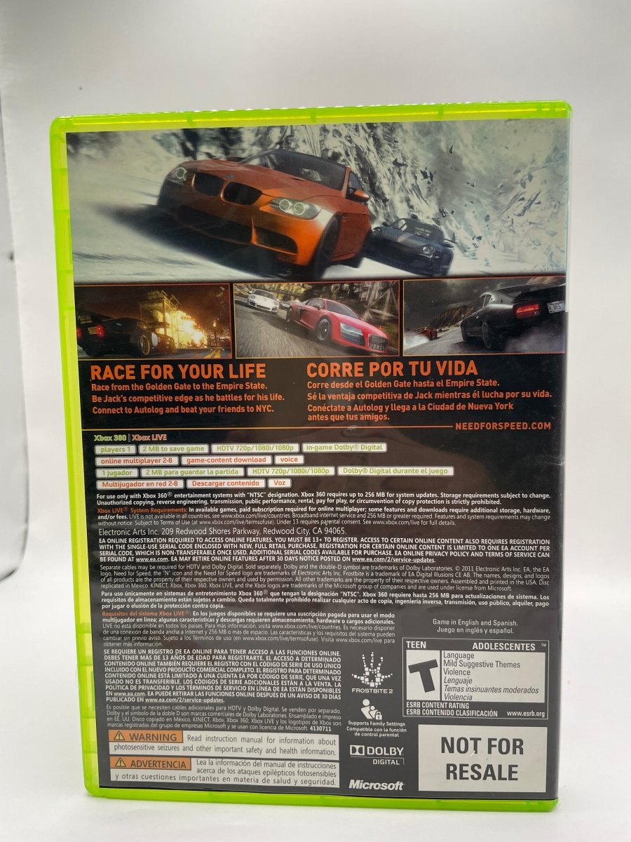 Need For Speed: The Run CL01 (CIB) Xbox 360