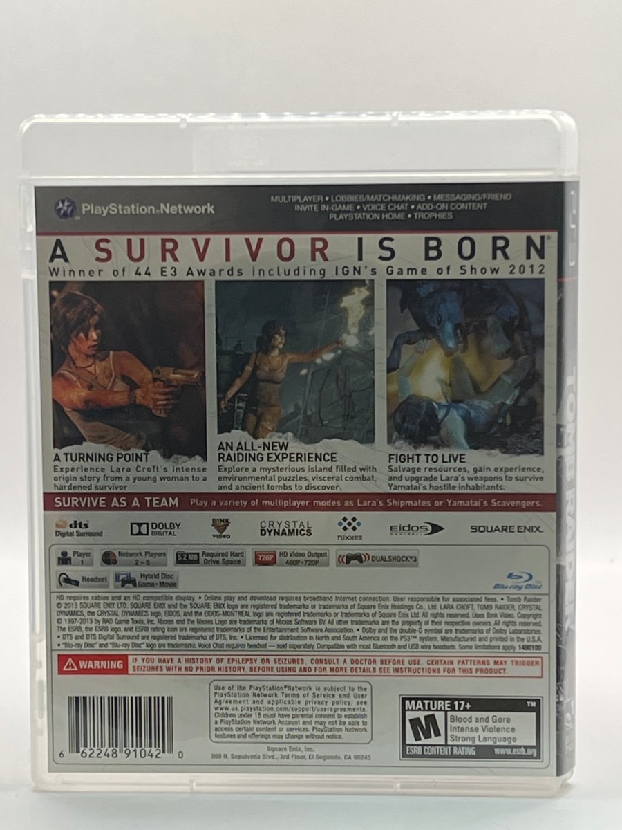 Tomb Raider CL02 (CIB) Playstation 3