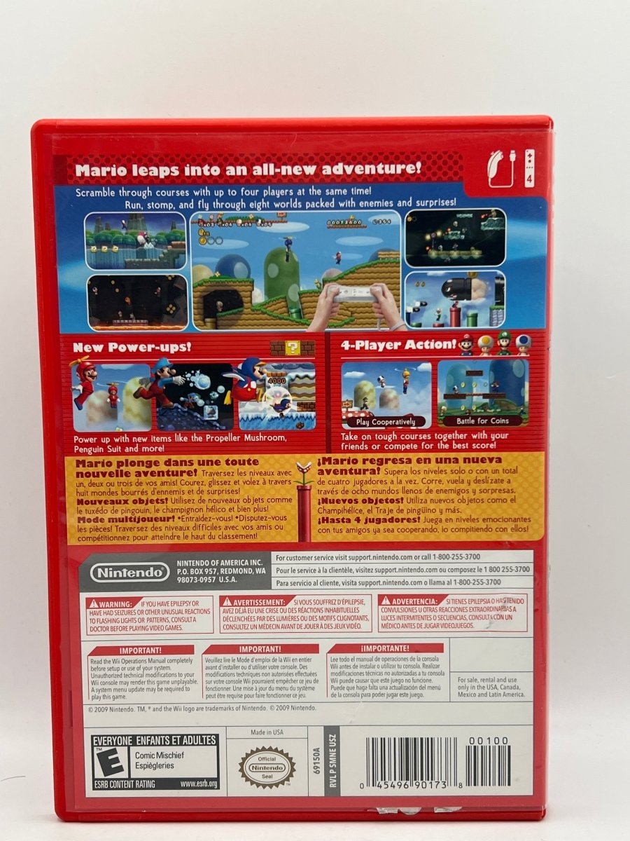New Super Mario Bros. Wii CL03 (CIB) Nintendo Wii