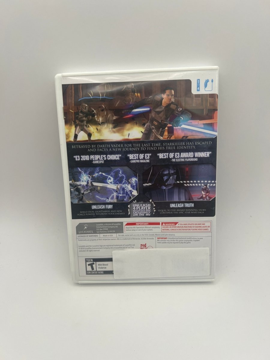 Star Wars: The Force Unleashed II CL01 (CIB) Nintendo Wii