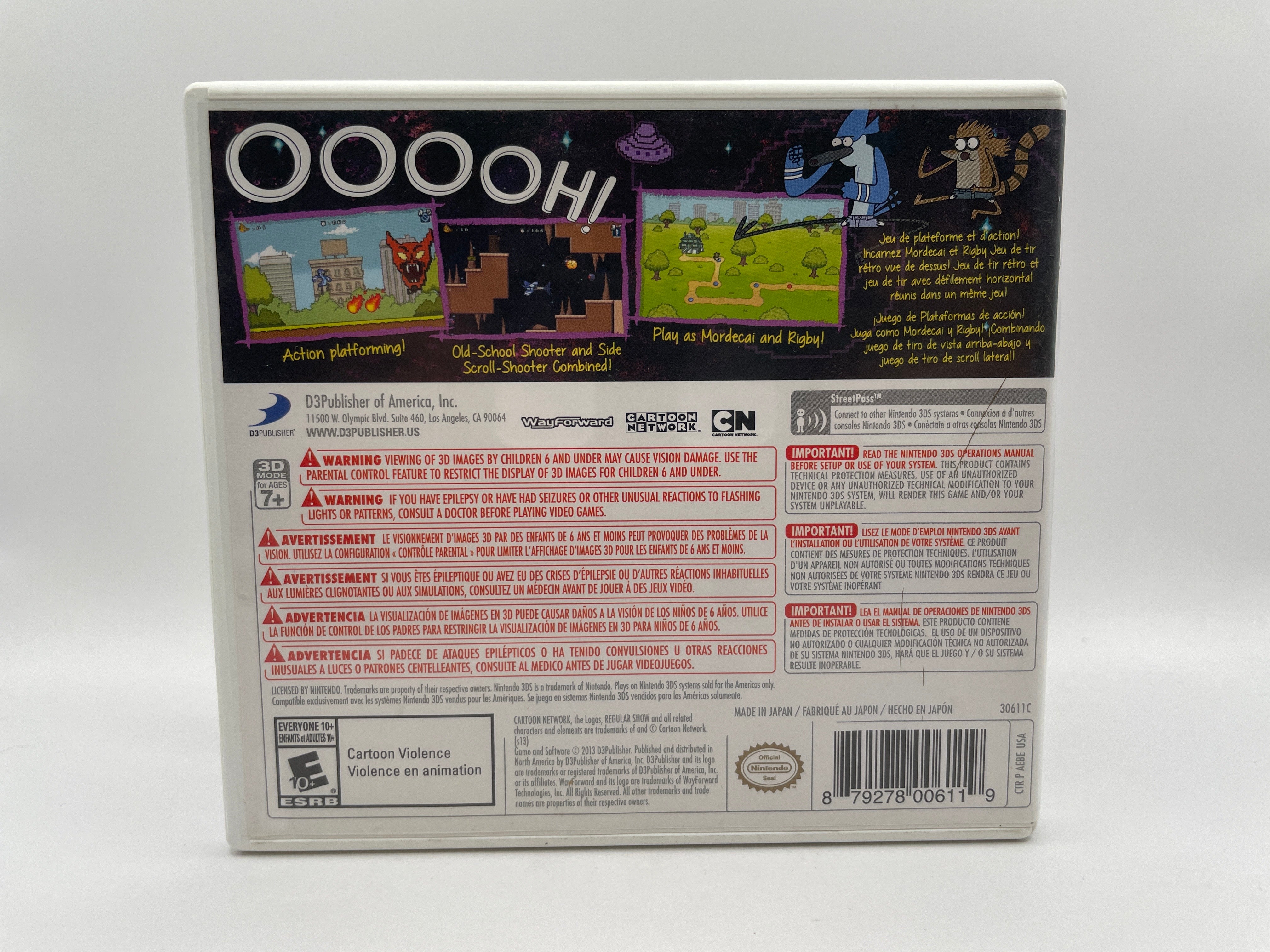 Regular Show: Mordecai & Rigby in 8-Bit Land CL01 (CIB) Nintendo 3DS