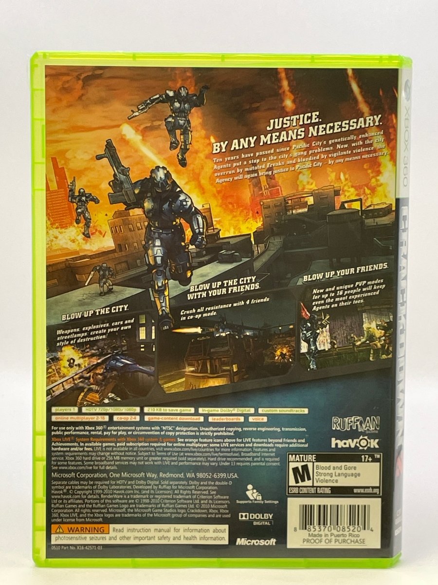 Crackdown 2 CL01 (CIB) Xbox 360