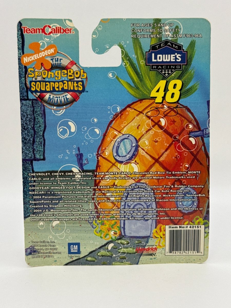 Team Caliber Jimmie Johnson #48 SpongeBob SquarePants 1/64 NASCAR 2004 Collectible