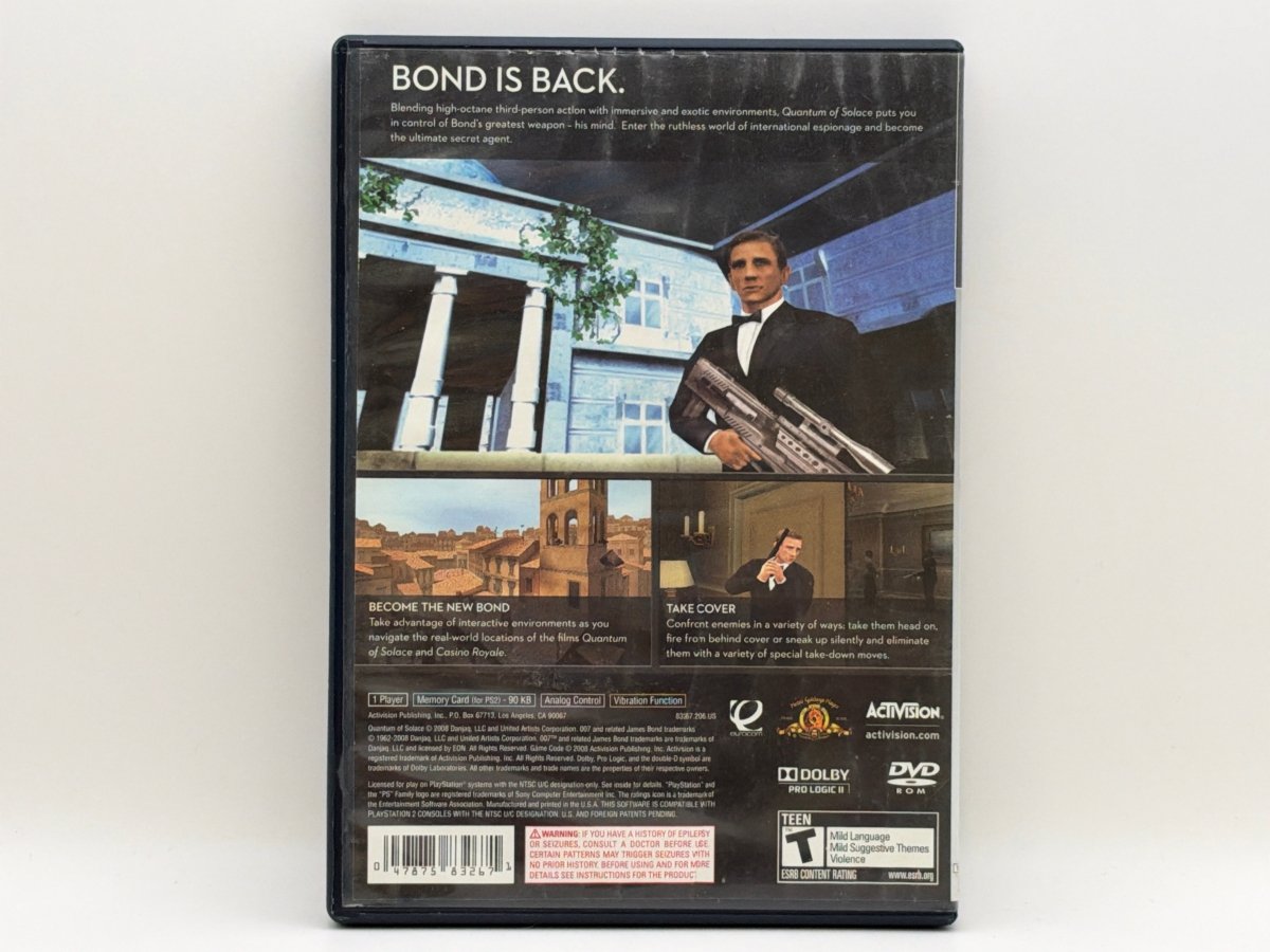 007 Quantum of Solace CL01 (CIB) PlayStation 2