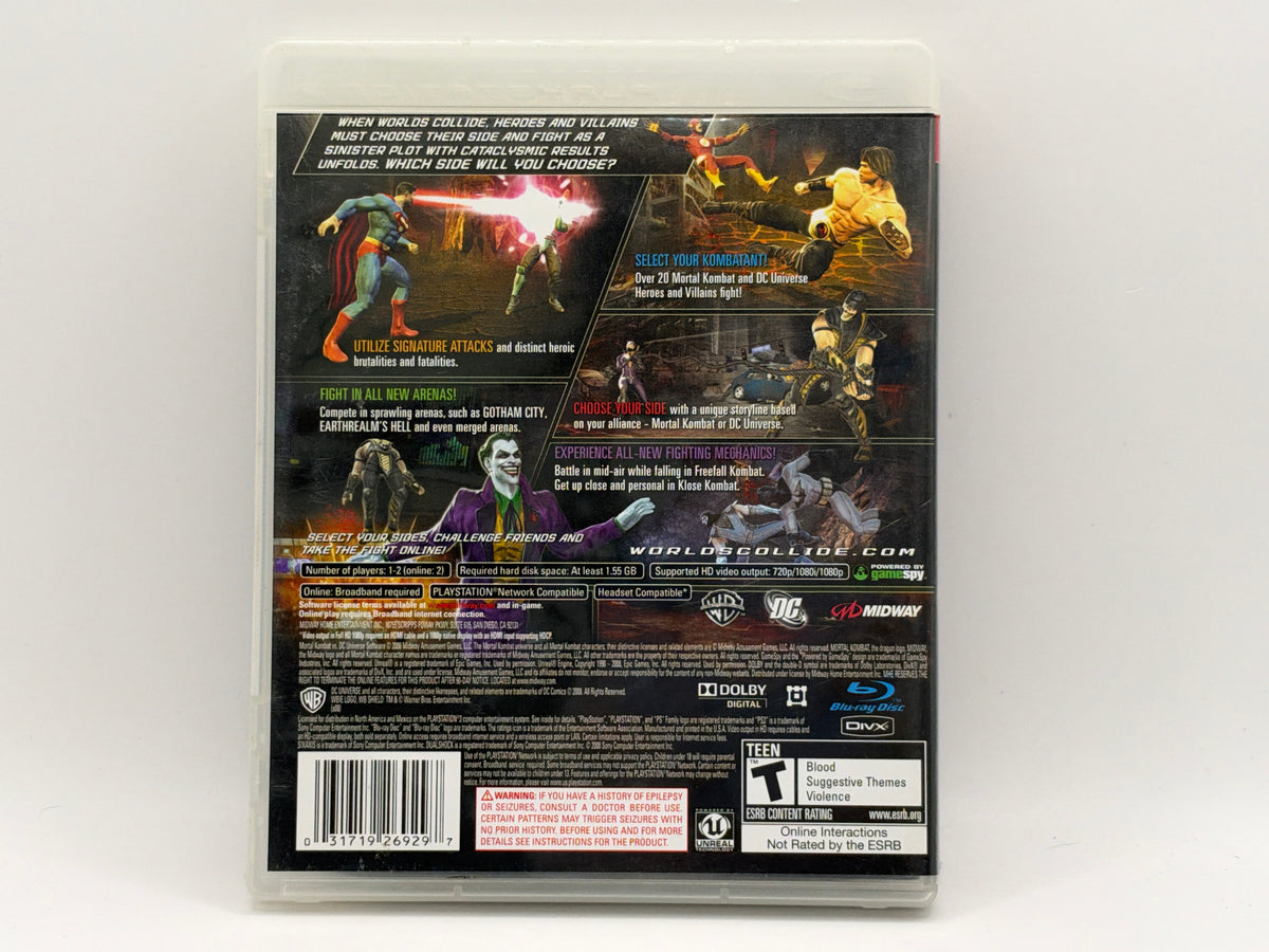 Mortal Kombat vs. DC Universe CL02 (CIB) Playstation 3