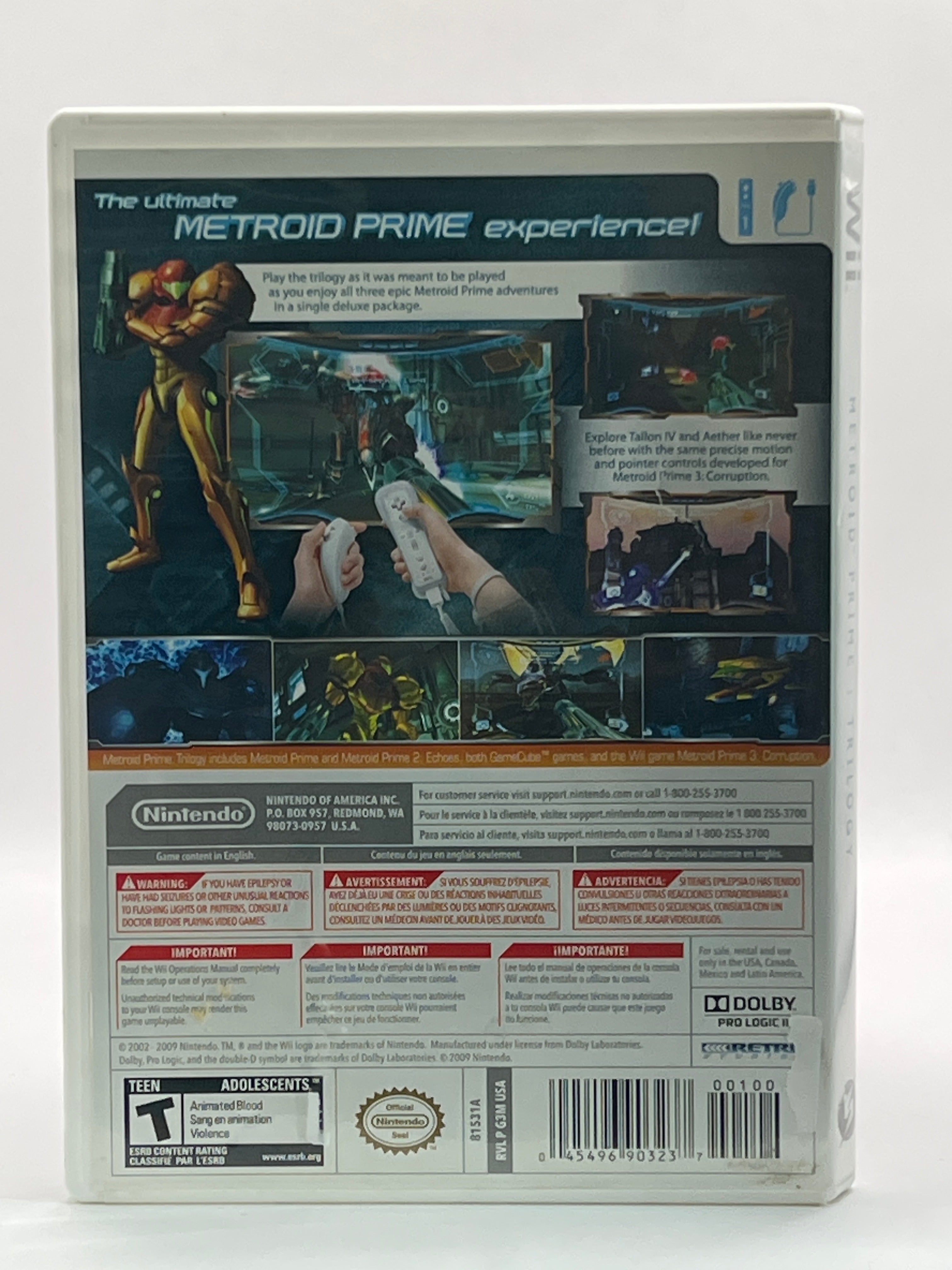 Metroid Prime Trilogy CL01 (CIB) Nintendo Wii