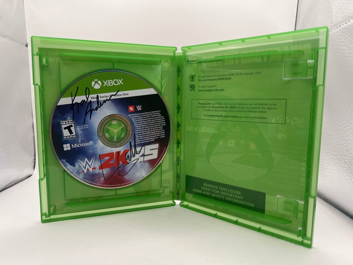 WWE 2K25 SIGNED ON DISC/LIMITED EDITION CARD DOC GALLOWS/KARL ANDERSON CL04 (CIB) Xbox Series X