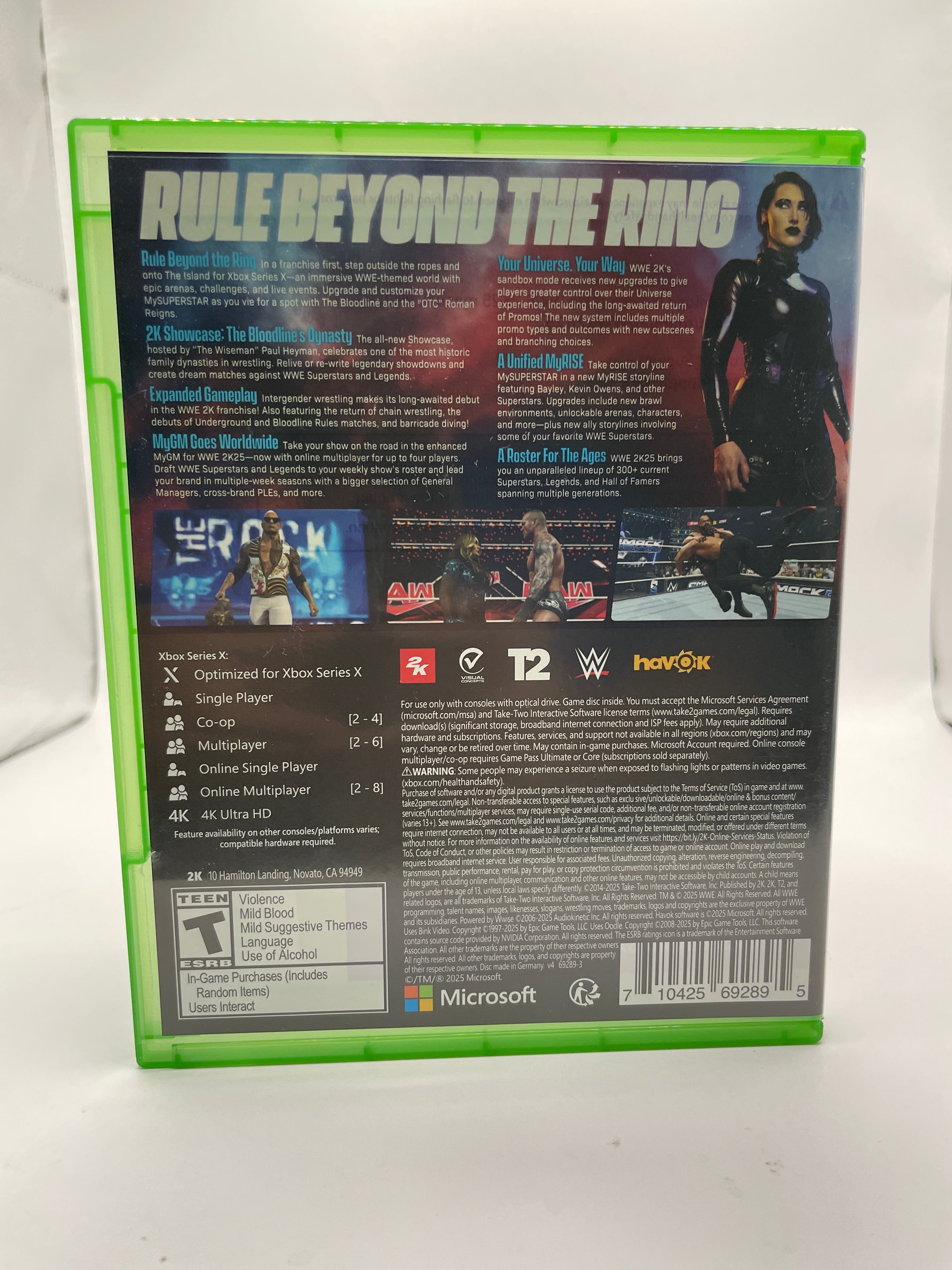 WWE 2K25 SIGNED ON DISC/LIMITED EDITION CARD DOC GALLOWS/KARL ANDERSON CL03 (CIB) Xbox Series X