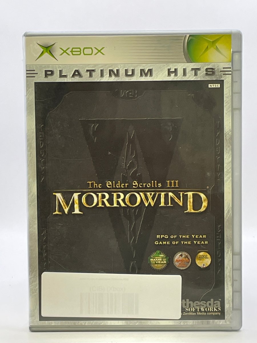 Elder Scrolls III Morrowind [Platinum Hits] CL01 (CIB) Original Xbox