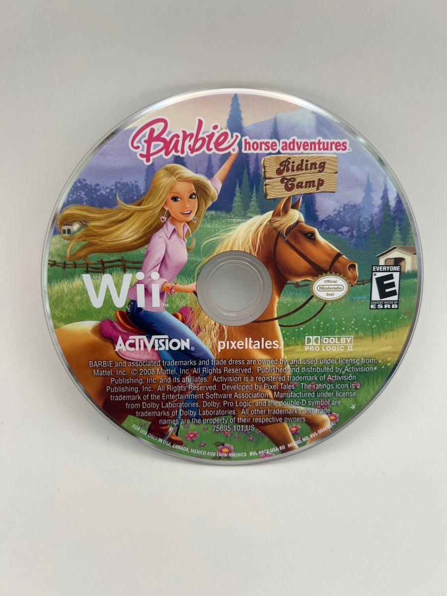 Barbie Horse Adventures: Riding Camp CL01 (Disc Only) Nintendo Wii