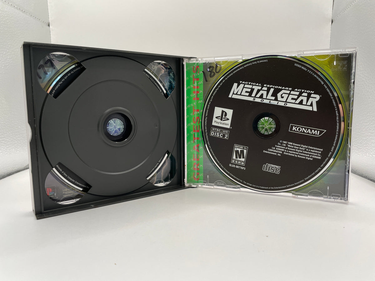 Metal Gear Solid [Greatest Hits] CL01 (Missing Manual) Playstation One