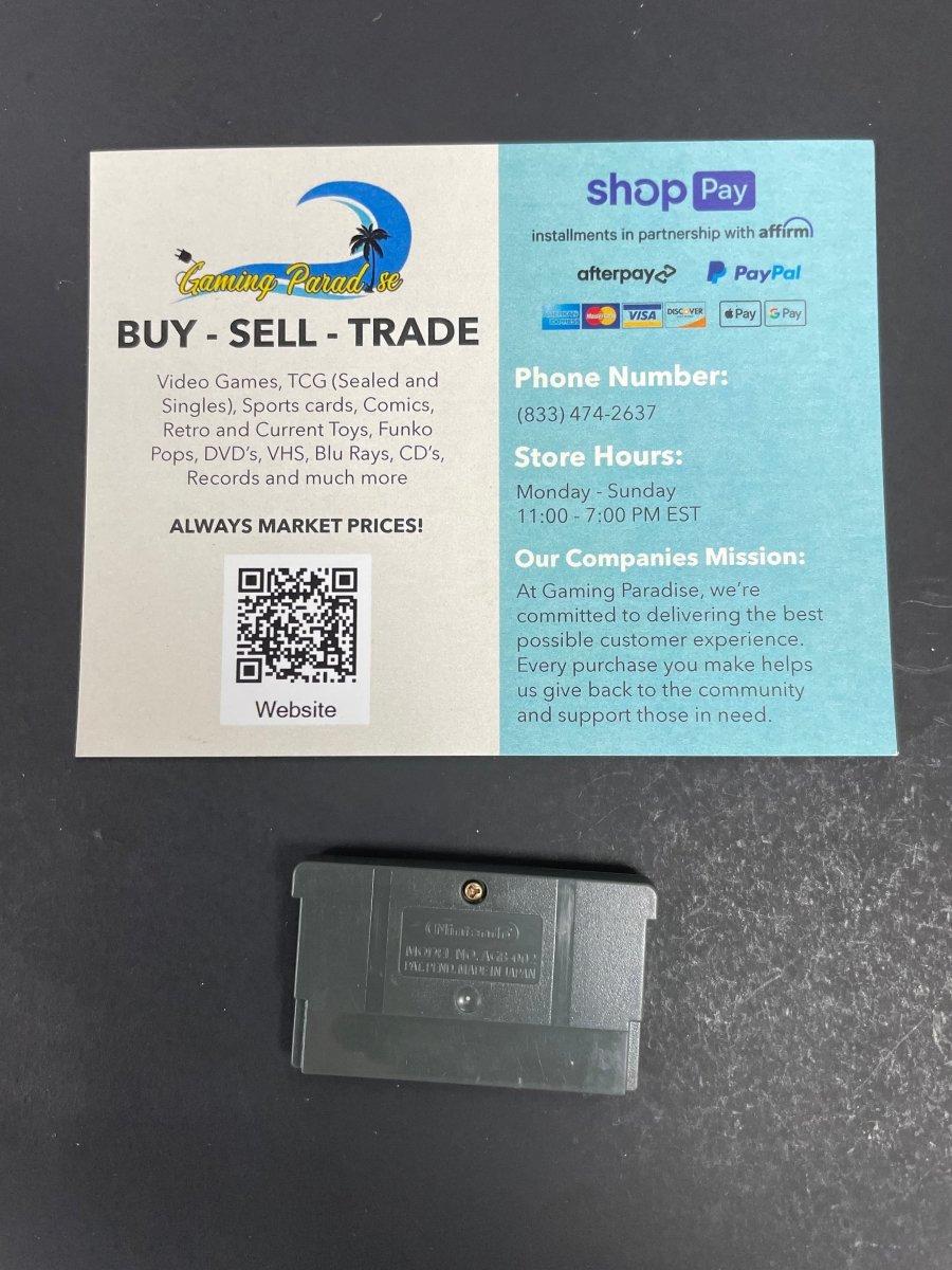 Shaun Palmers Pro Snowboarder Gameboy Advance CL 01