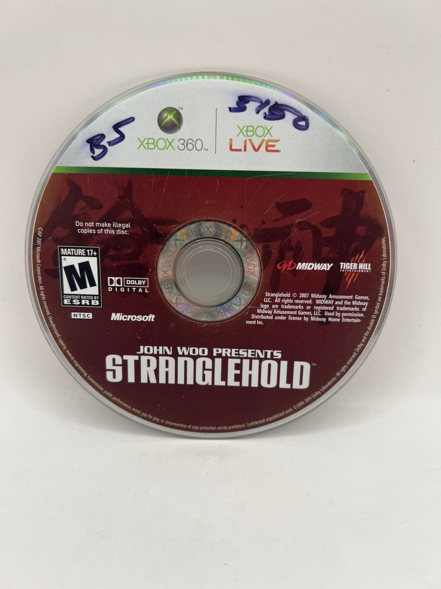Stranglehold CL01 (Disc Only) Xbox 360