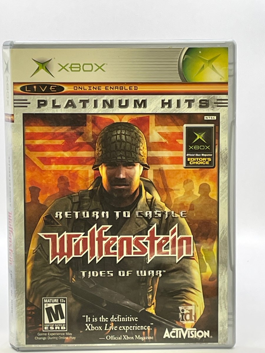 Return to Castle Wolfenstein [Platinum Hits] CL01 (Missing Manual) Original Xbox