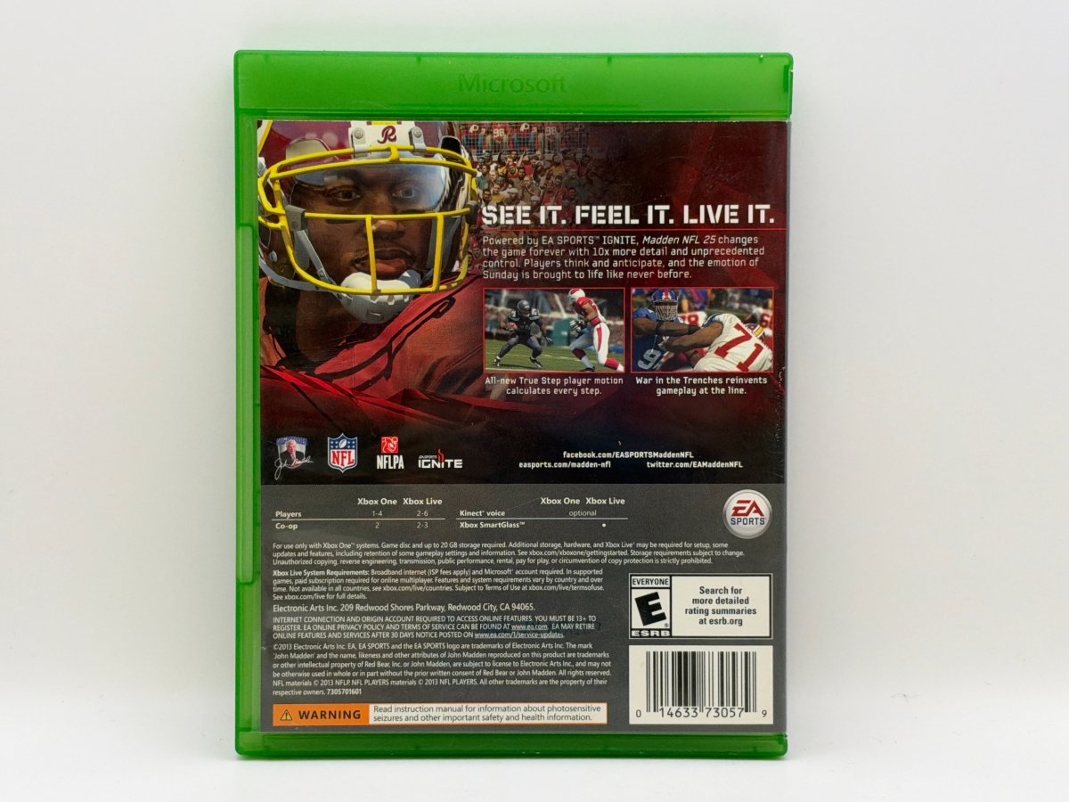 Madden NFL 25 CL01 (CIB) Xbox One