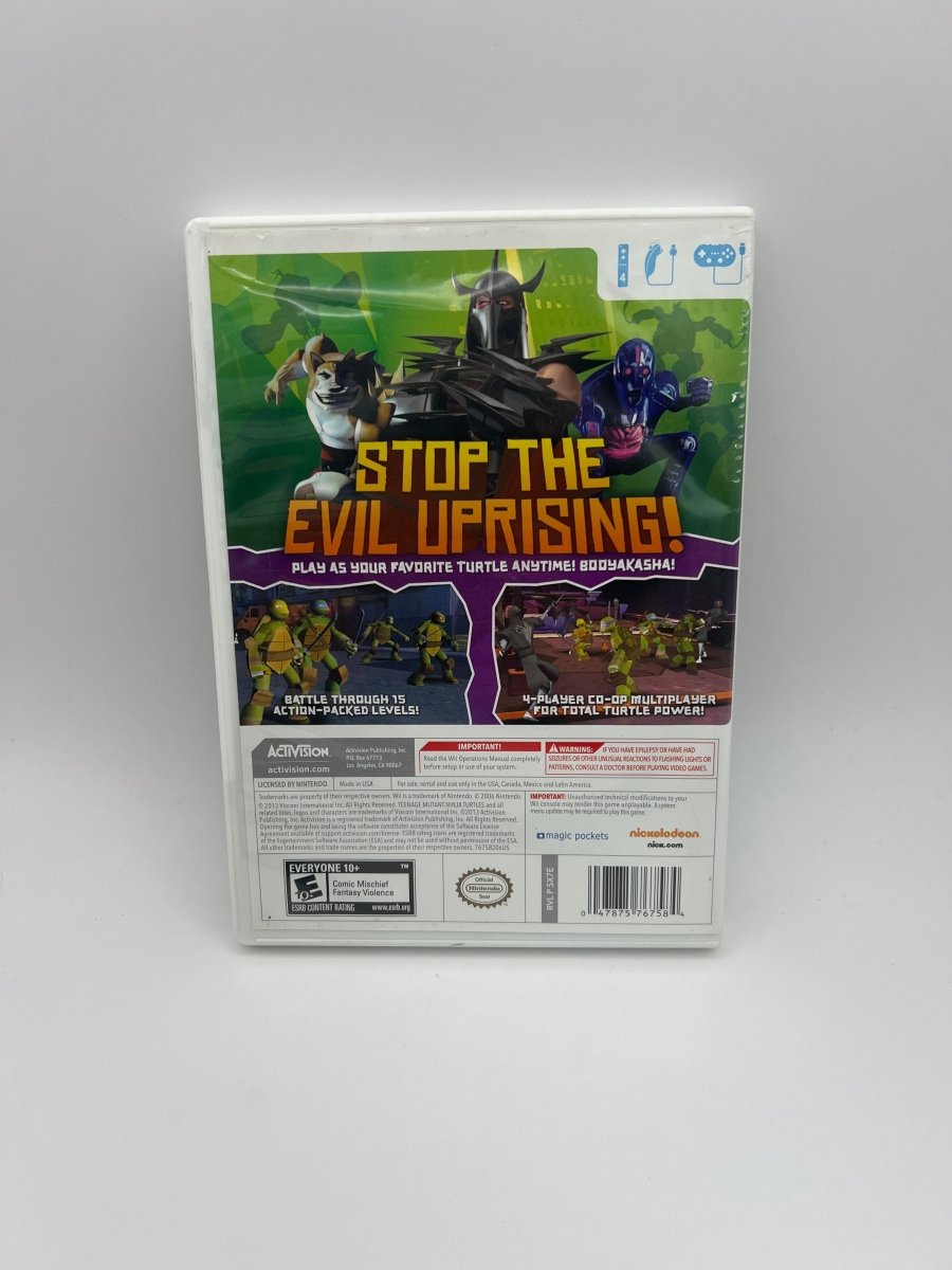 Teenage Mutant Ninja Turtles CL01 (CIB) Nintendo Wii