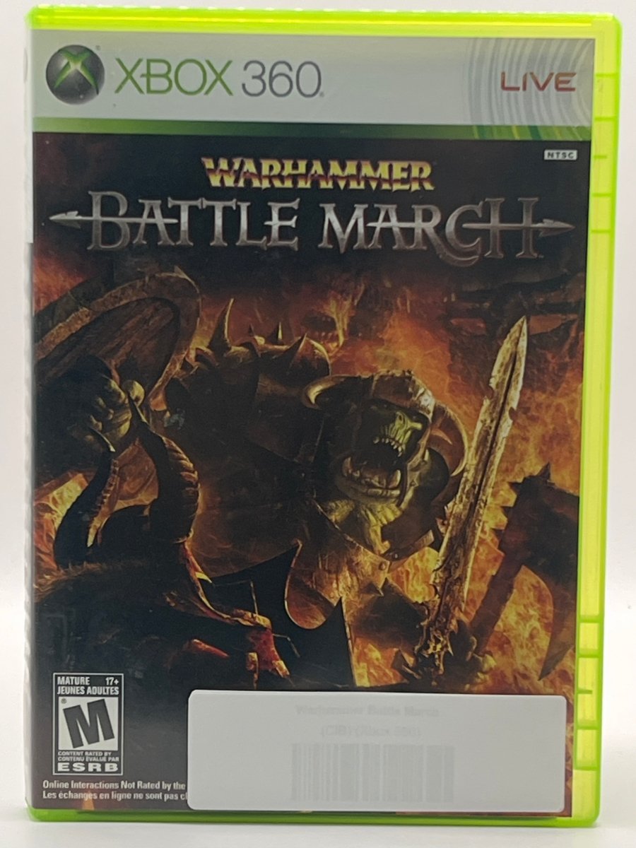 Warhammer: Battle March CL01 (CIB) Xbox 360