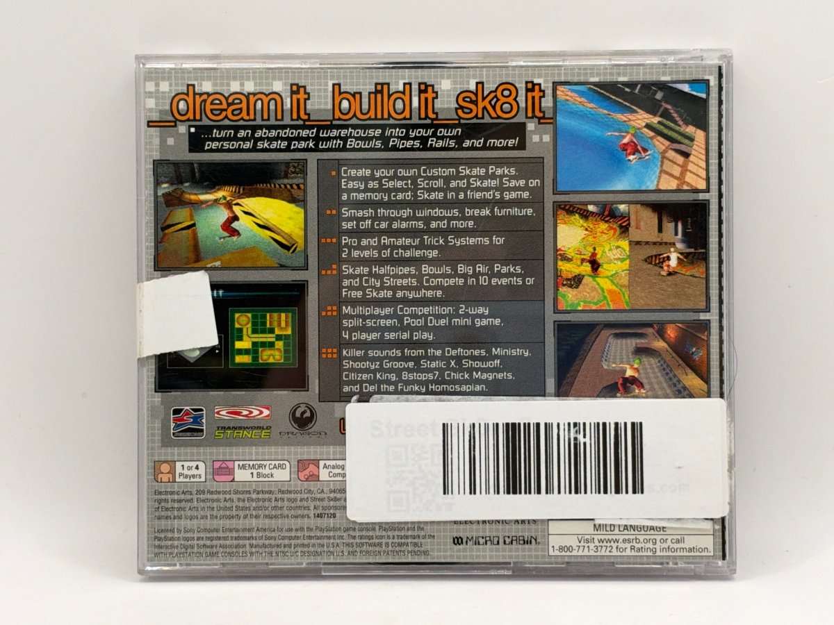 Street Sk8er 2 CL01 (CIB) Playstation One