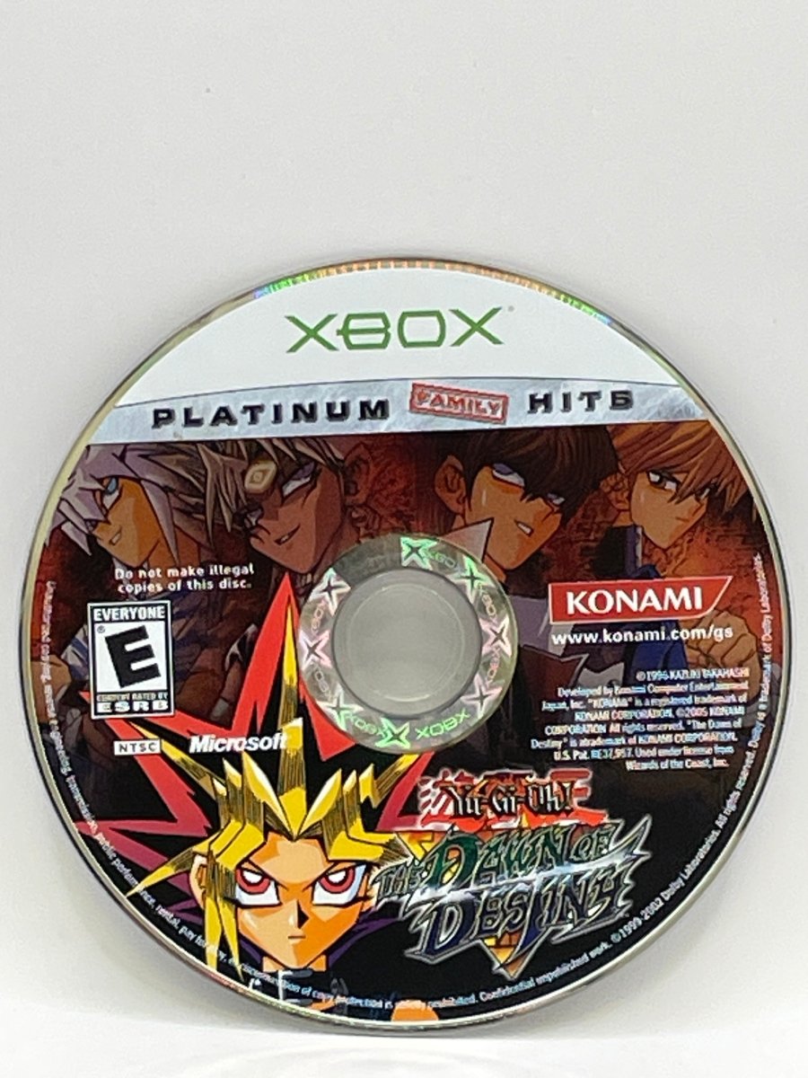 Yu-Gi-Oh Dawn of Destiny CL01 (Loose Disc) Original Xbox