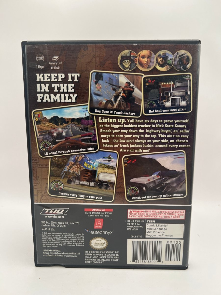 Big Mutha Truckers CL01 (CIB) Gamecube