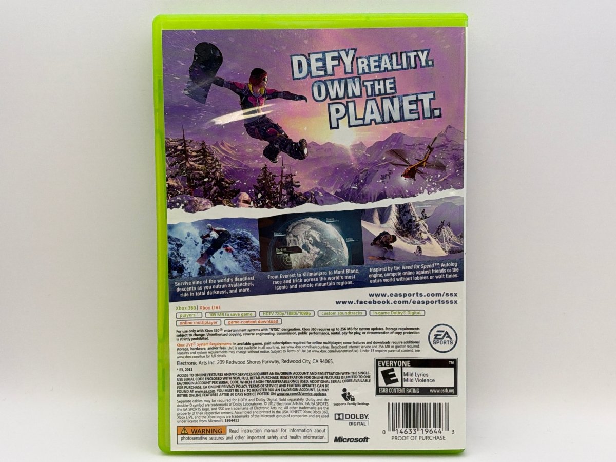 SSX CL01 (CIB) Xbox 360
