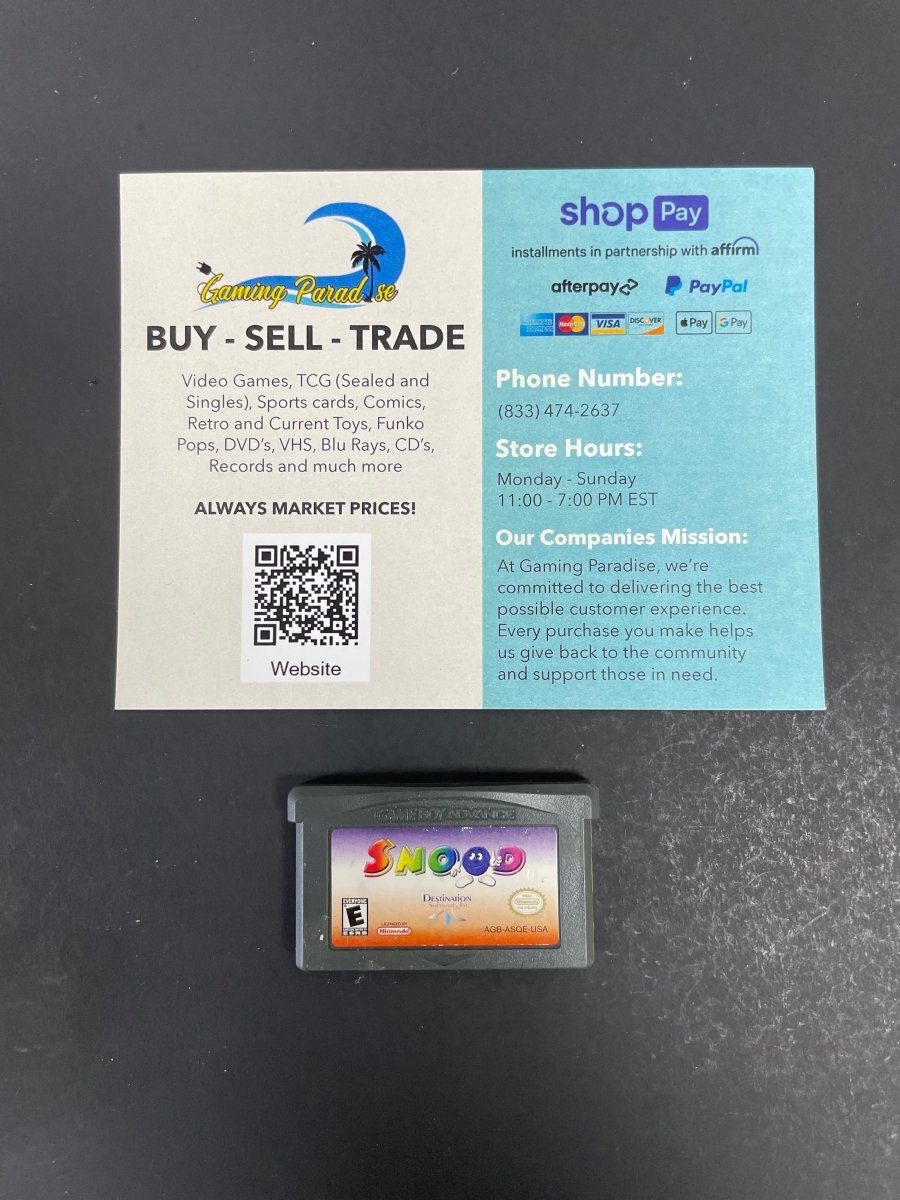 Snood Gameboy Advance CL 01