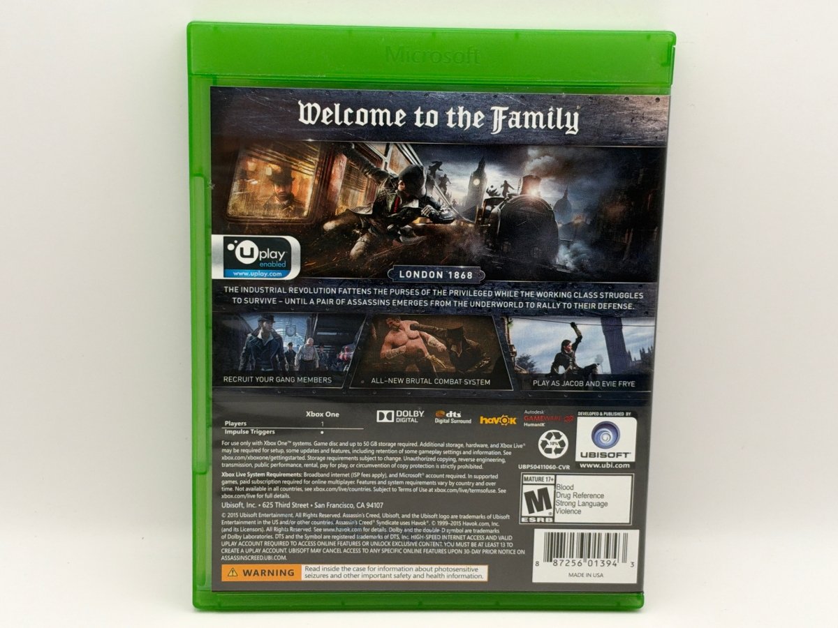 Assassin's Creed: Syndicate [Limited Edition] CL01 (CIB) Xbox One