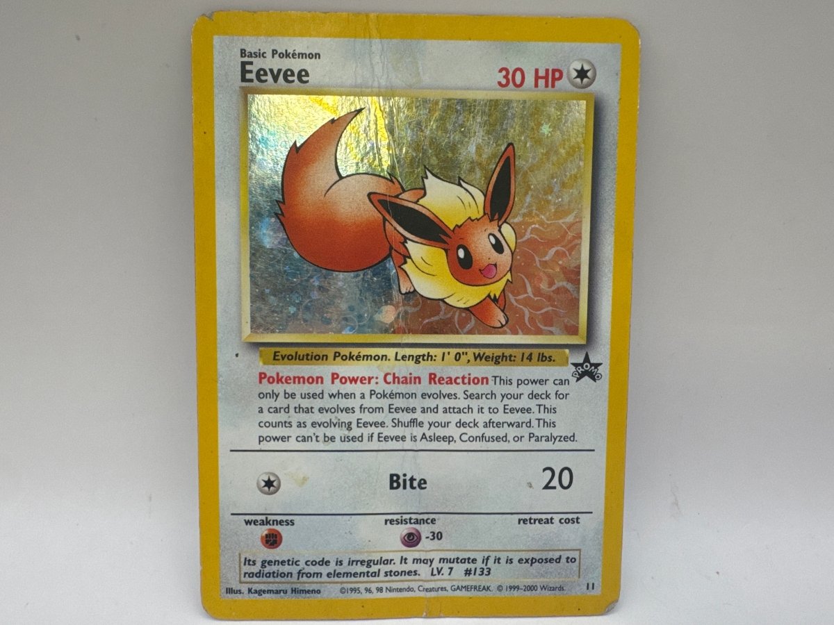 Eevee JR East Stamp Rally 11 Promo (Damaged) CL01 Pokemon